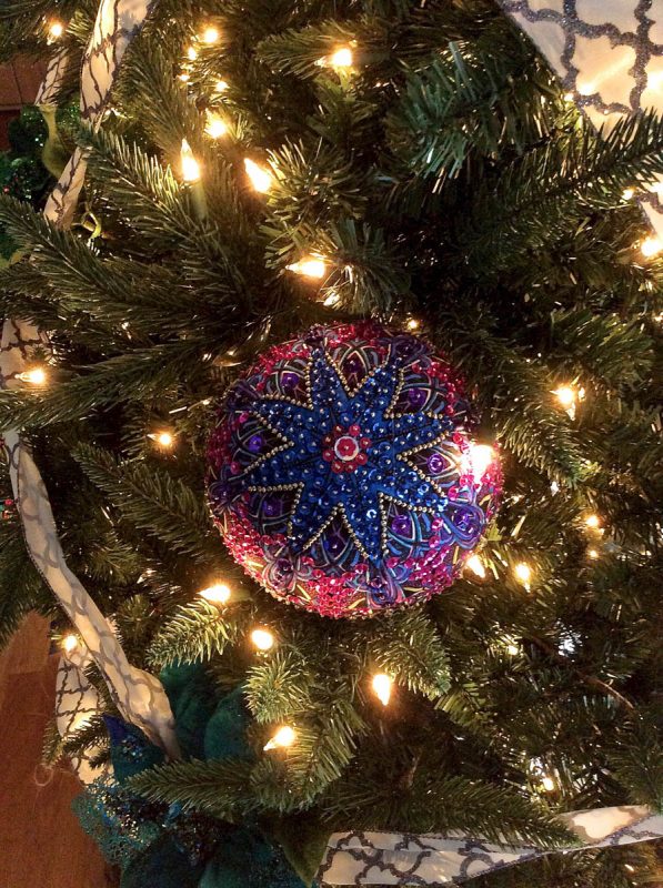 Opulent Ornaments on tree