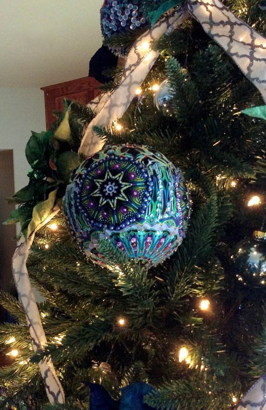Opulent Ornaments on Christmas Tree