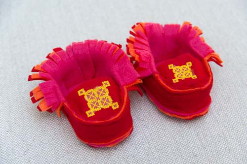 Making on sale baby moccasins