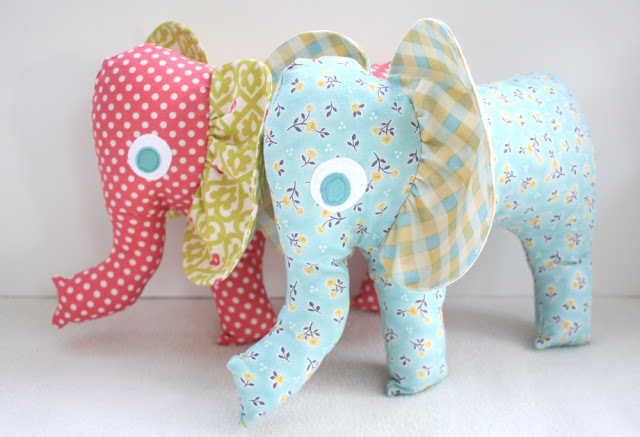 elephant stuffie - WeAllSew