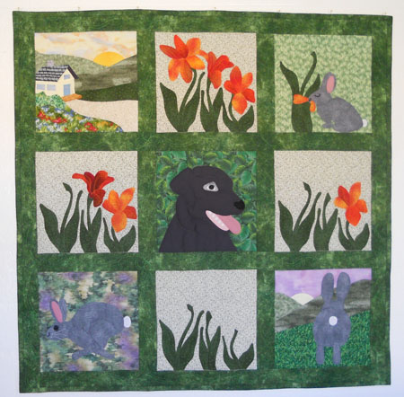 Lets make Stop and Smell the Flowers Kids Quilt Pattern 