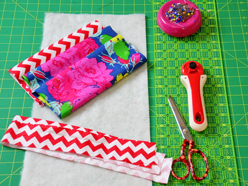 Easy Sew : Vertical Paint Brush Roll up Wrap Case Tutorial 