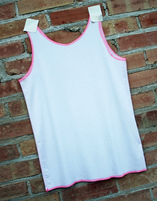 DIY Side cut off Shirt - Dogdays of Summer Blog