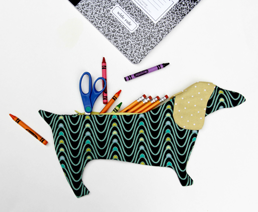 DIY Dachshund Pencil Pouch