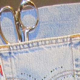 Upcycle Old Jeans Pockets into a Fun Organizer BERNINA WeAllSew Blog Feature 1100x600