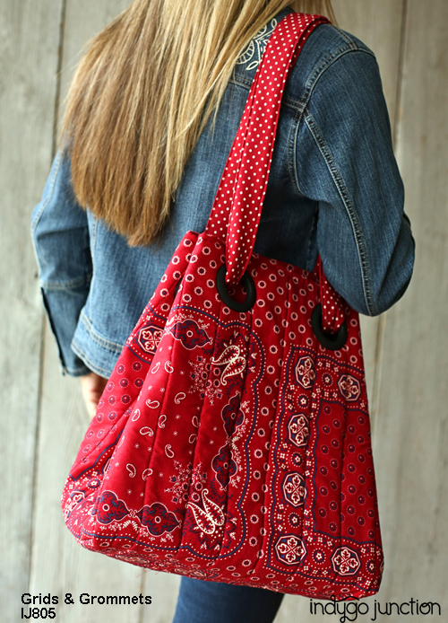 Denim Messenger Bag with Amy Barickman 