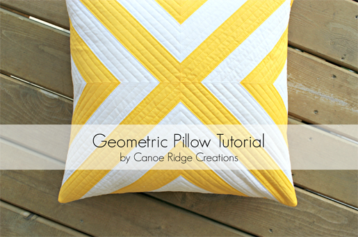DIY Geometric Pillow