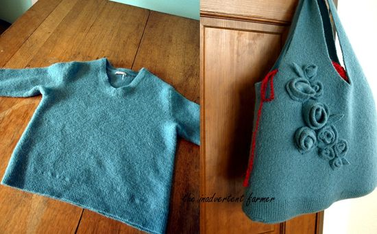 upcycled sweater