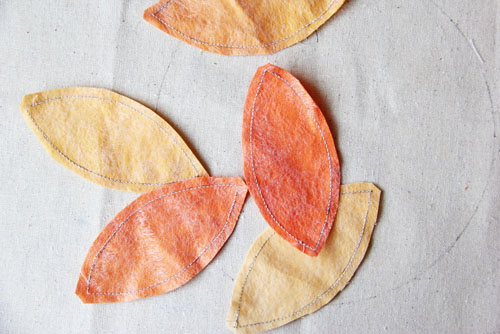 how to: wax paper and crayon fall leaves - V and Co. by Vanessa Christenson