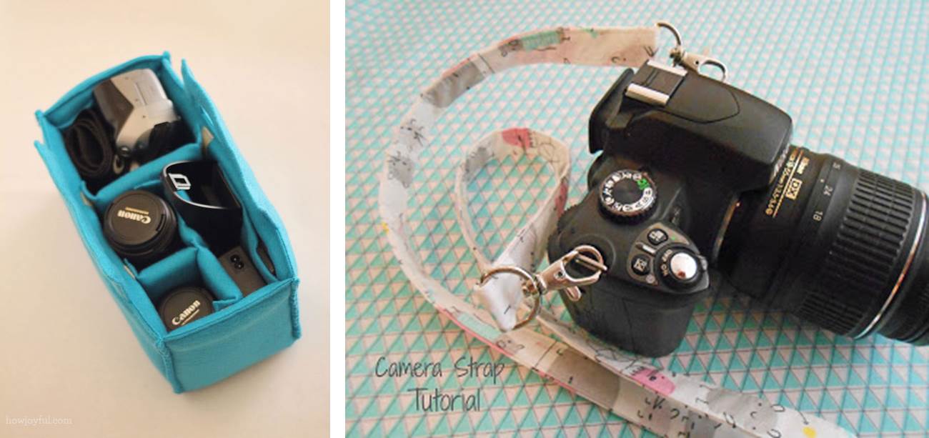 DIY Adjustable Patchwork Camera Strap - WeAllSew