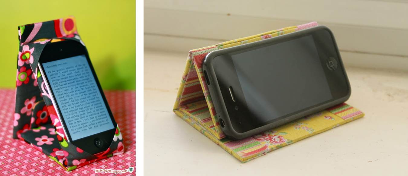 DIY phone stands WeAllSew