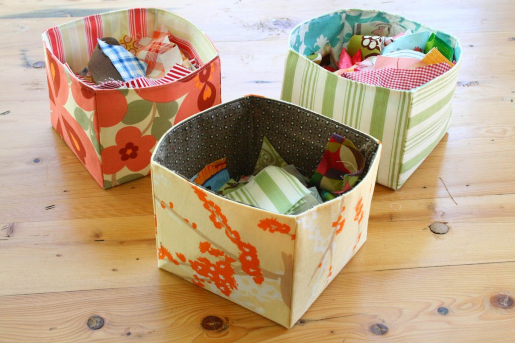 DIY Scrap Fabric Basket