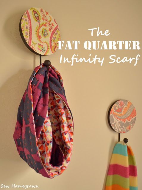 DIY fat quarter scarf