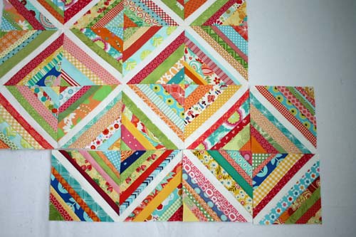 12 Scrappy Stash Busters - Scrap String Quilt Tutorial - WeAllSew