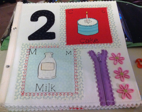 How to Make a Fabric Book with Zipped-Up Secret Messages