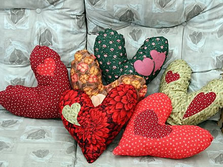 Heart Shaped Pillows