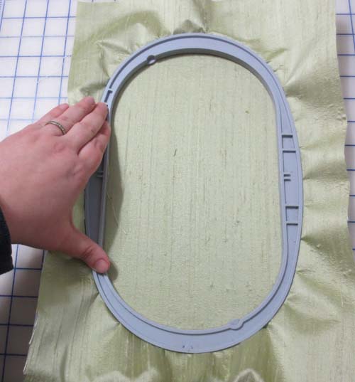Machine Embroidery: How to Hoop