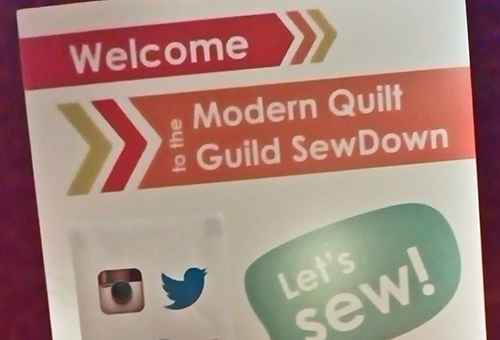 Modern Quilt Guild SewDown Portland