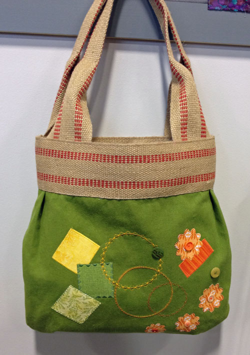 Green bag - All About Machine Embroidery Club