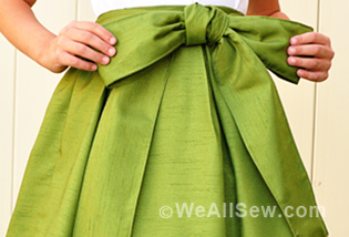 how to sew a high waisted maxi skirt