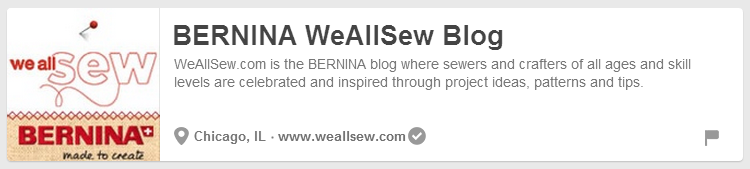 WeAllSew Pinterest boards