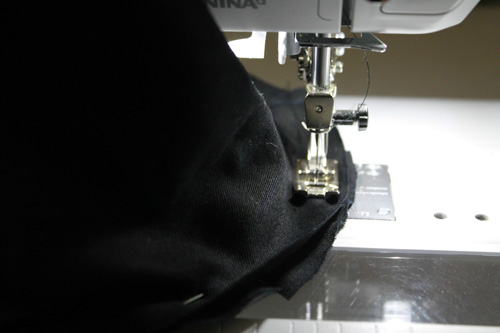 topstitch the outer edge