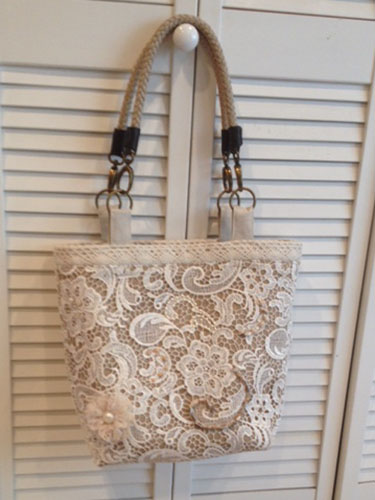 bride straw beach bag