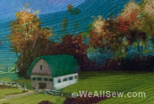 landscape quilting with Nancy Prince