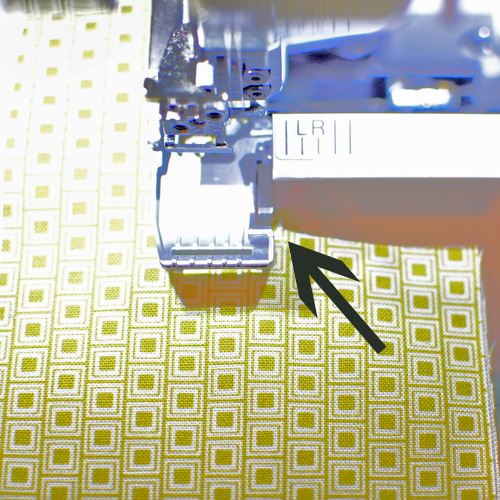 How to Pivot Around an Inside Corner with Your Overlocker/Serger - WeAllSew