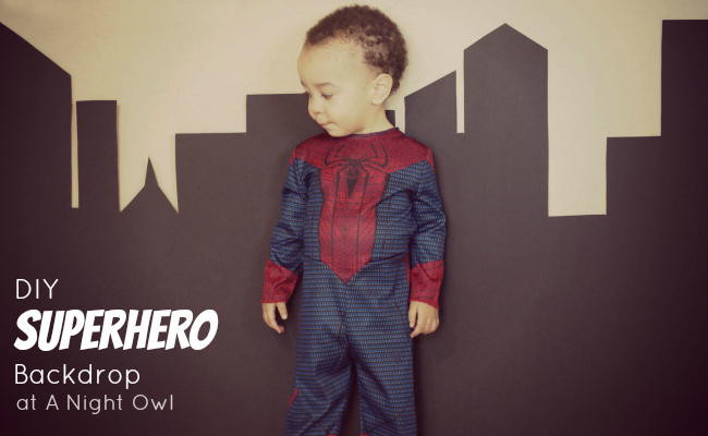 DIY Superhero Backdrop