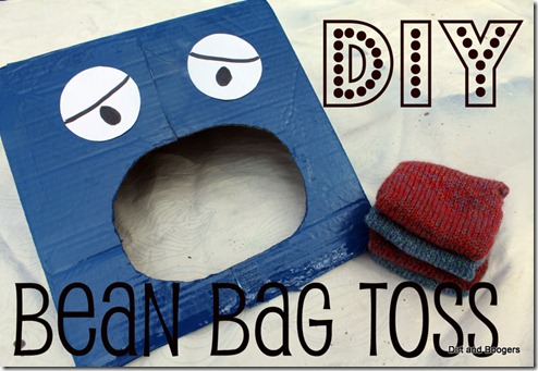 Homemade Bean Bag Toss Game