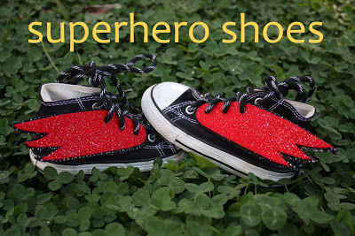 DIY Superhero Shoes