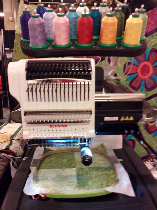 mulit-needle embroidery machine