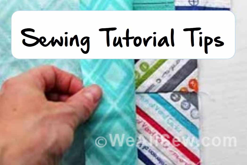 Tips for writing sewing tutorials