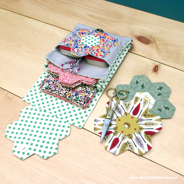 How To: Paper Pieced Hexies + Template