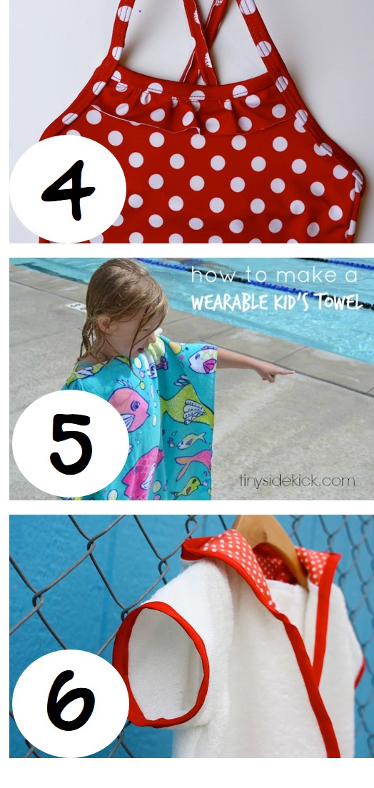 DIY kids swimwear