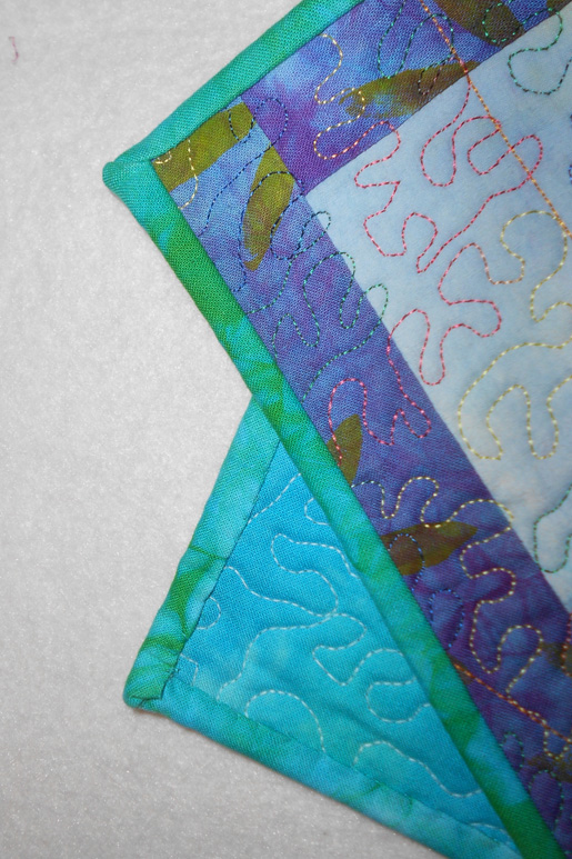 not-so-perfect quilt binding