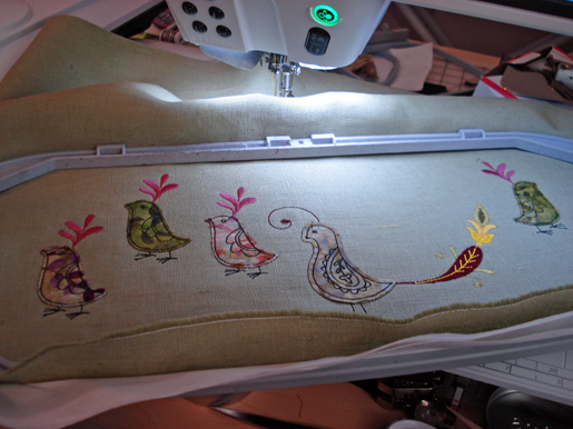 applique by embroidery machine