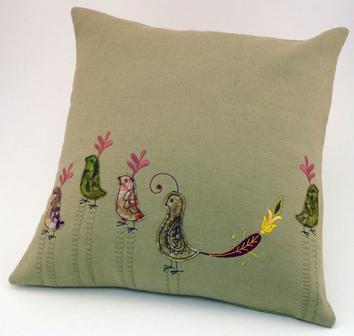 Made to Create Pillow Featuring Embroidery Machine Applique - WeAllSew