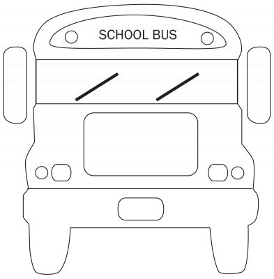 School Bus Applique - WeAllSew