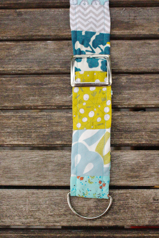 DIY Adjustable Patchwork Camera Strap - WeAllSew