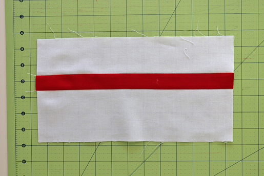 white and red strip