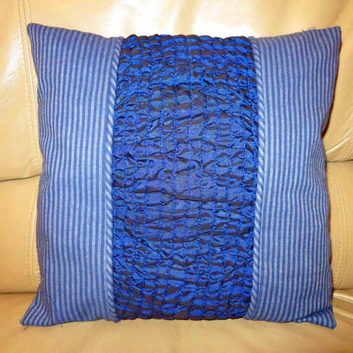 Smocked pillow hot sale cover design