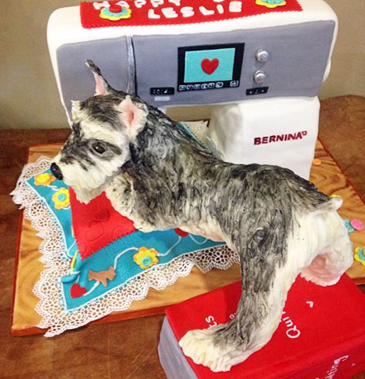 Schnauzer cake hotsell