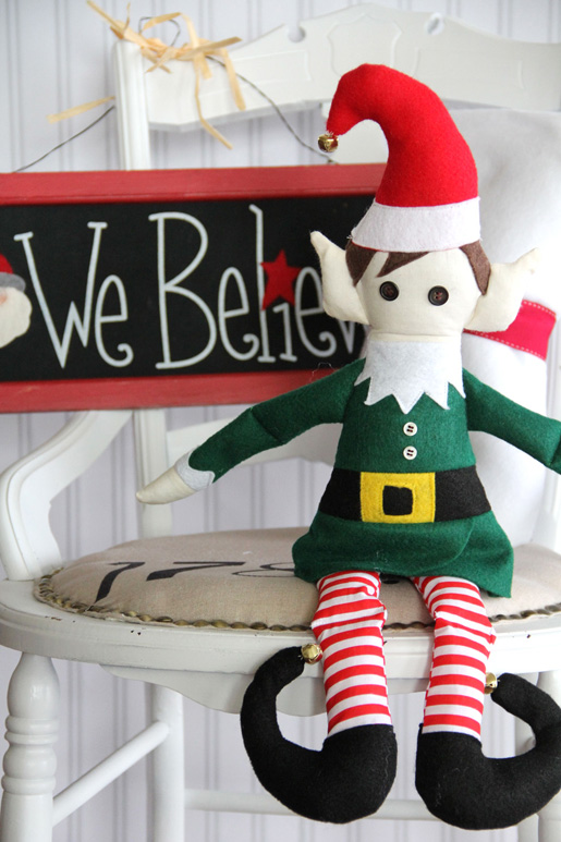 DIY Christmas Elf - WeAllSew