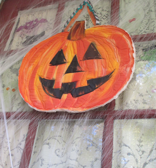 DIY Happy Jack Halloween Door Hanger