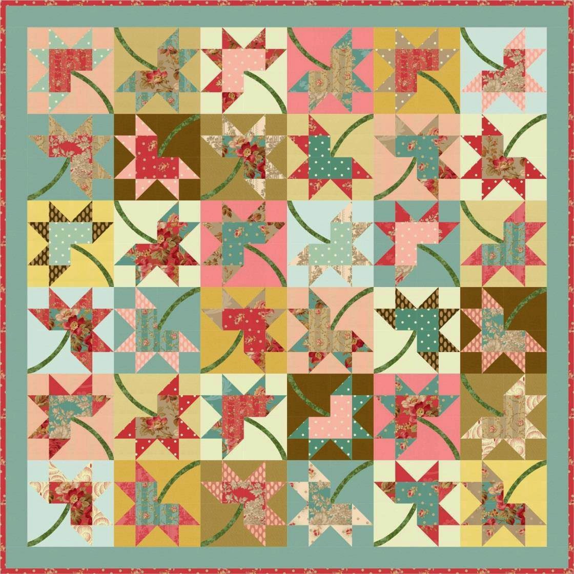 Maple Stars free quilt pattern