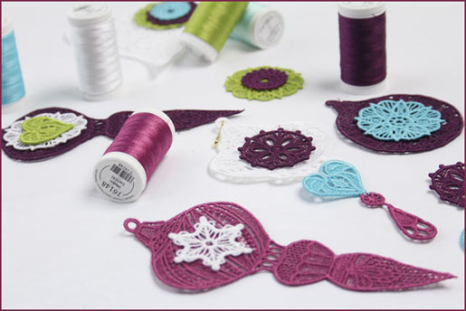 Lace clearance embroidery machine