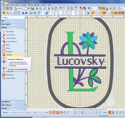 How to Digitize Your Own Split Letter Monograms - WeAllSew