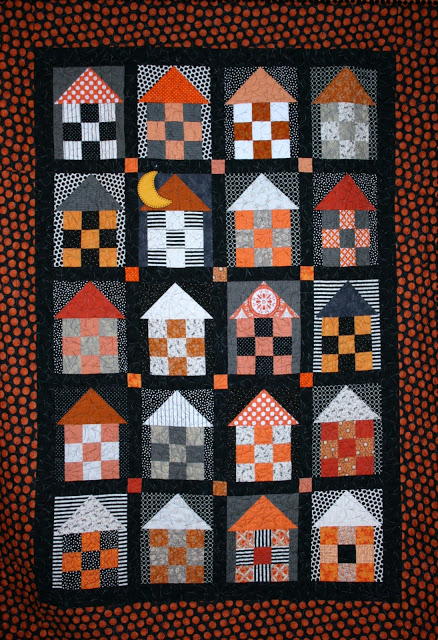 DIY halloween quilt
